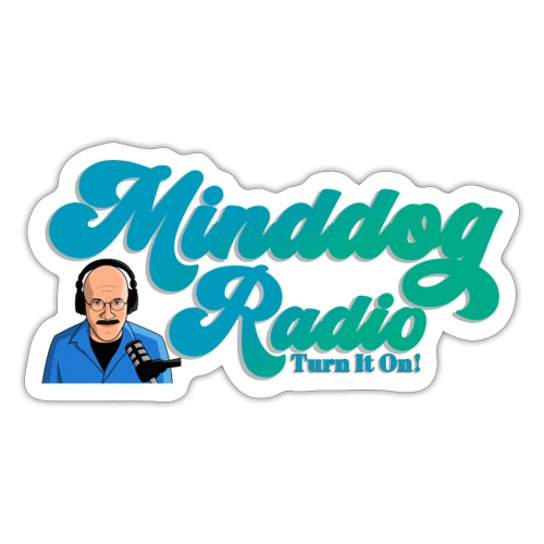 minddog Radio 70's throwback - Sticker