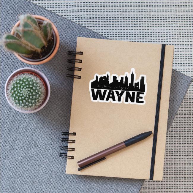 Wayne Skyline Black Wayne Michigan MI City Design