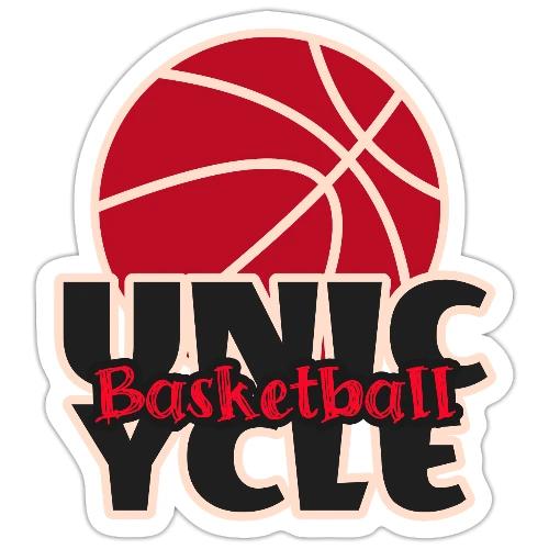 Unicycle Basket Ball - Sticker