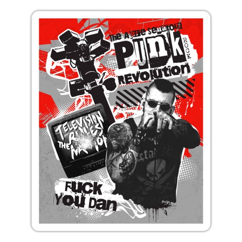 The Aussie Senators Punk Rock Revolution - Sticker