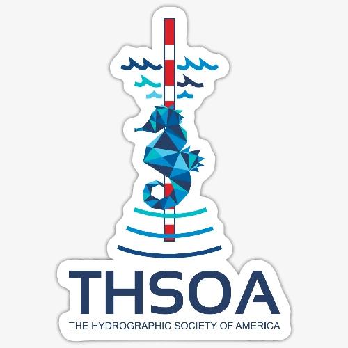 Seahorse Geo Type - Sticker