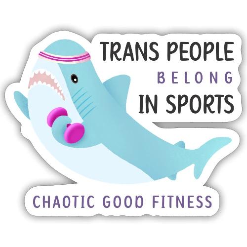 Blahaj Sports - Sticker