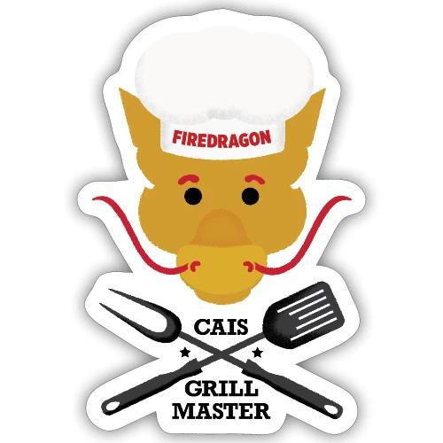 Firedragon Grill Master - Sticker