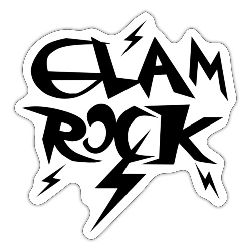 glam rock - Sticker