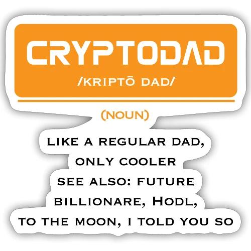 CryptoDad - Sticker