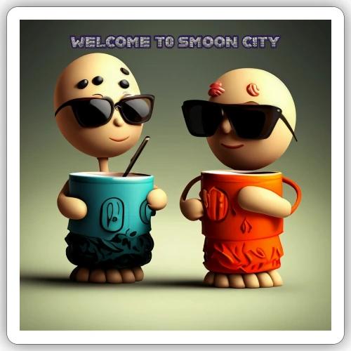 Welcome to Smoon City - Sticker