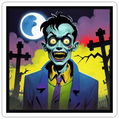Graveyard Zombie - Sticker