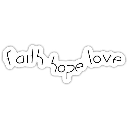 faith hope love - Sticker