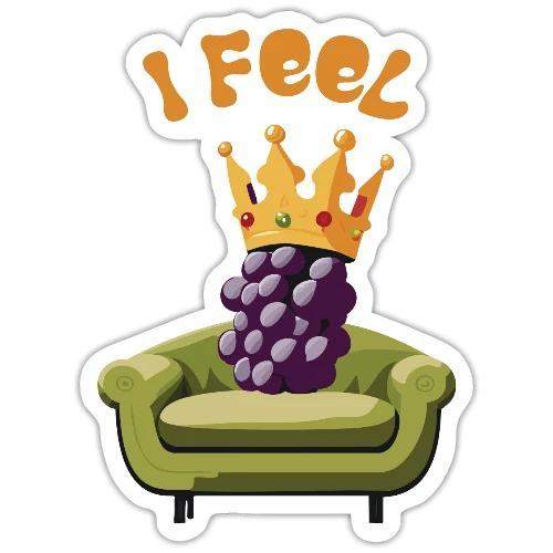 Sofa King Grape - Sticker