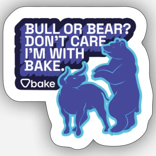 bake stickers - Bake it. Make it. Love it. - Sticker