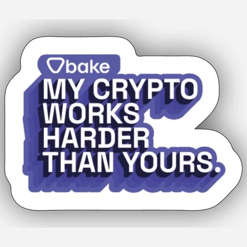 bake stickers - Bake it. Make it. Love it. - Sticker