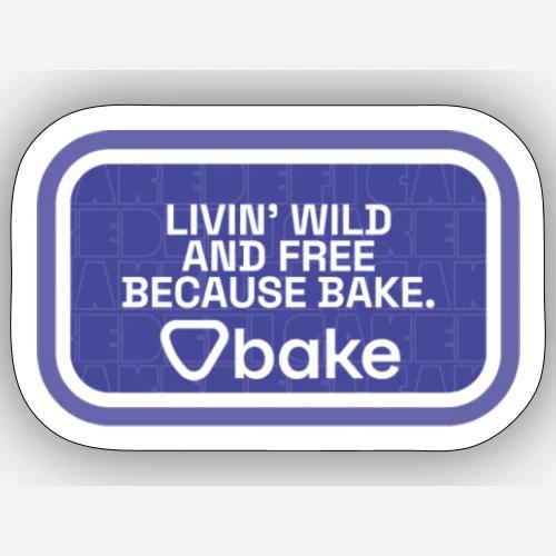 bake stickers - Bake it. Make it. Love it. - Sticker