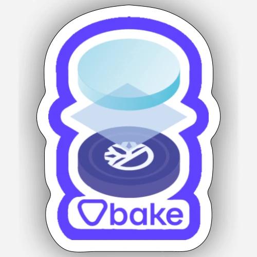 bake stickers - Bake it. Make it. Love it. - Sticker