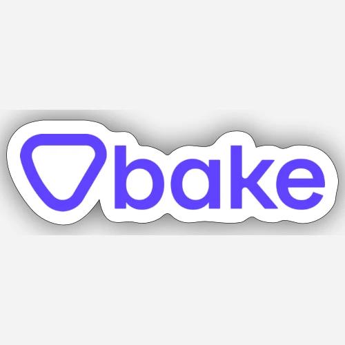 bake stickers - Bake it. Make it. Love it. - Sticker