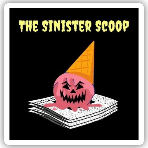 The Sinister Scoop Logo - Sticker