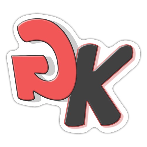 Awesome GK Logo - Sticker