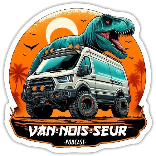 Van Nois Seur Podcast Transport Design - Sticker