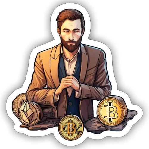 BTC MAN - Sticker