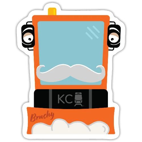 Brushy McBrushface - Sticker