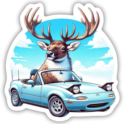 Caribou PQ - Sticker