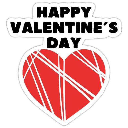Valentine's Day Fashion February 14, Love Day. - Sticker