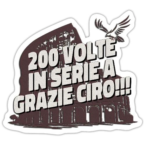 Ciro Italian Soccer Lazio Biancocelesti 200 - Sticker