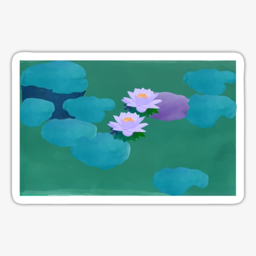 Water Lilies - Sticker