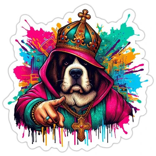 St. Bernard The King - Sticker