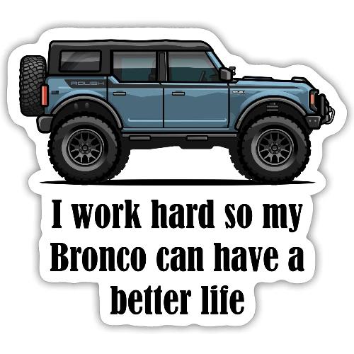 Better Life Black Letters - Sticker