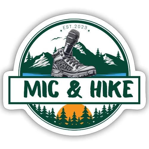 Mic & Hike - Sticker