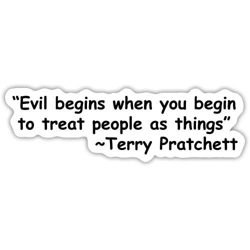 Evil Begins - Sticker