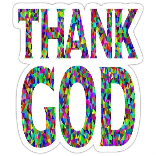 THANK GOD - Sticker