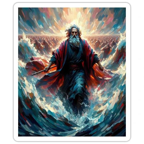 Moses and the great Exodus - Sticker
