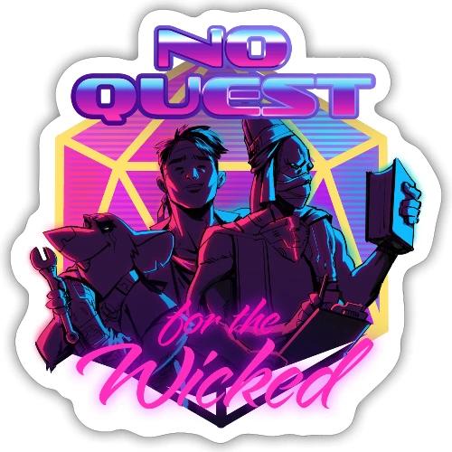 No Quest for the Wicked Logo (Season One) - Sticker
