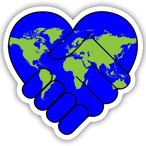 World United in Love - Sticker