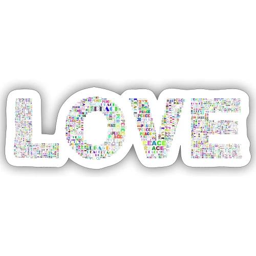 LOVE Peace Merchandise - Sticker
