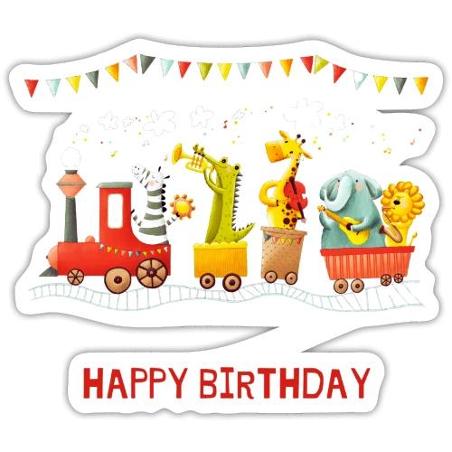Happy birthday - Sticker