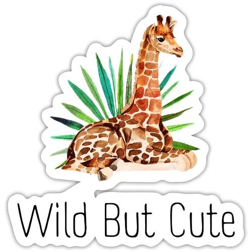 Wild but cute giraffe - Sticker