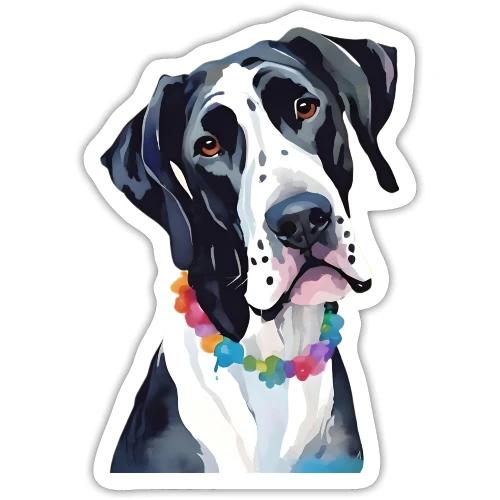 Tank - Great Dane - Sticker