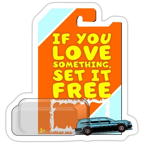Set It Free Diecast Car Collector 1:64 Scale Gift - Sticker