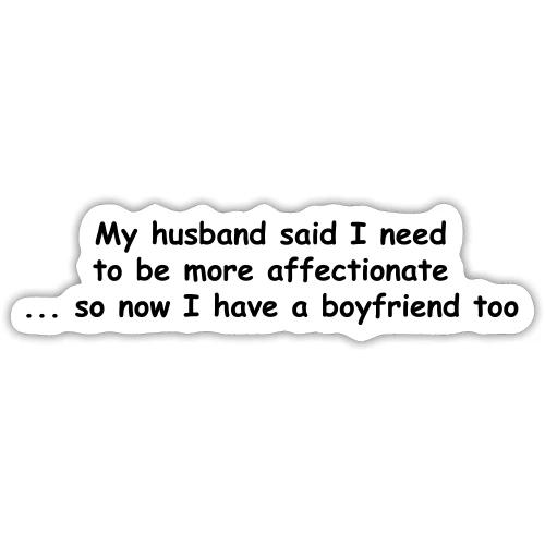 Affectionate - Husband & Boyfriend - Sticker