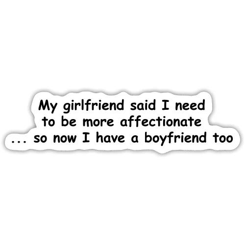 Affectionate - Girlfriend & Boyfriend - Sticker