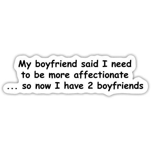 Affectionate - 2 Boyfriends - Sticker