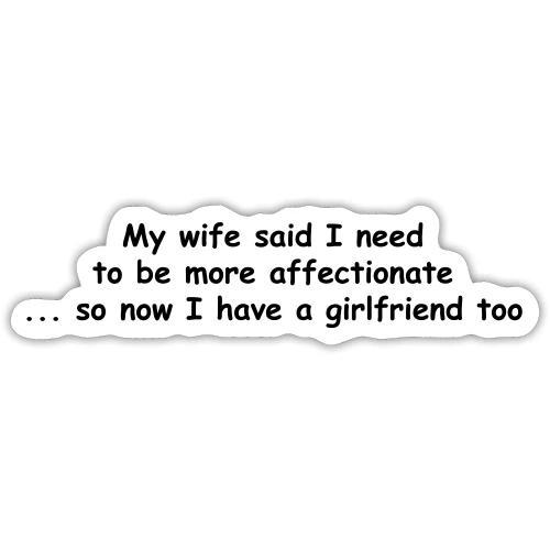 Affectionate - Wife & Girlfriend - Sticker