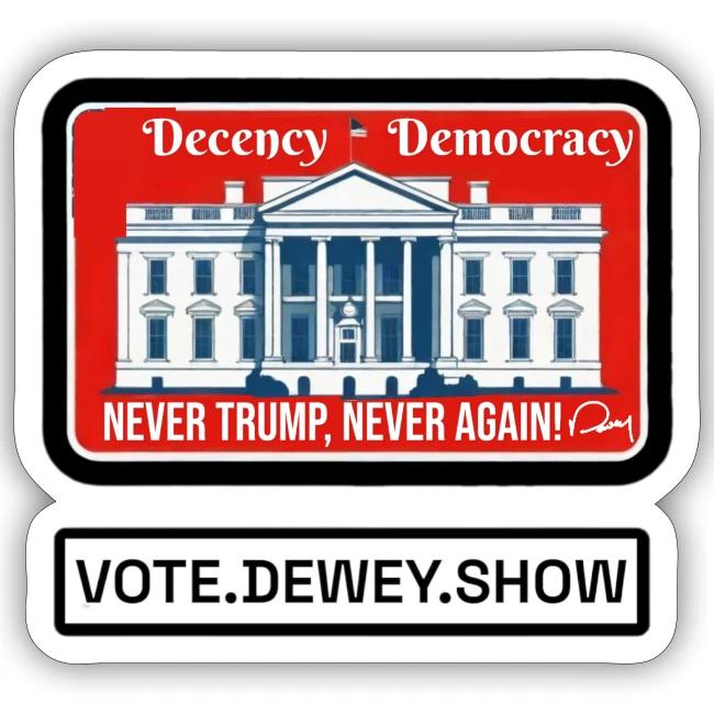 Democracy, Decency, White House brand shirt