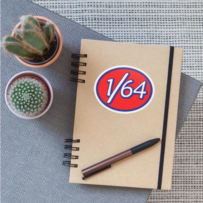One Sixty Four -- vintage auto inspired oval