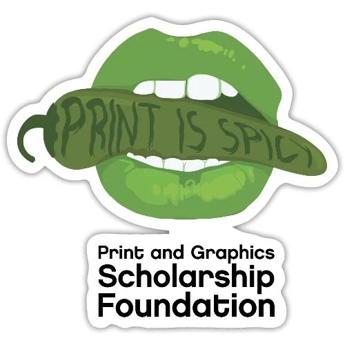 2024 T-Shirt Contest College Winner Print is Spicy - Sticker