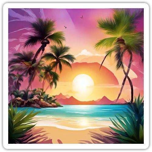 Summer Beach Casual Wear - Sticker