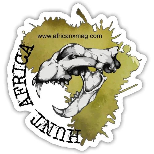 Leopard skull - Sticker