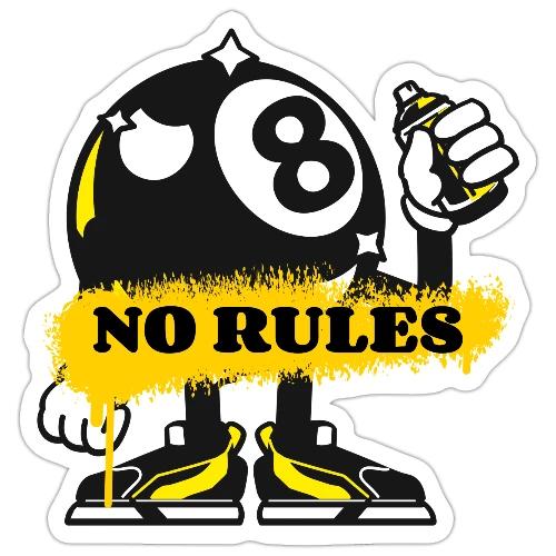 No Rules 8 Ball - Sticker